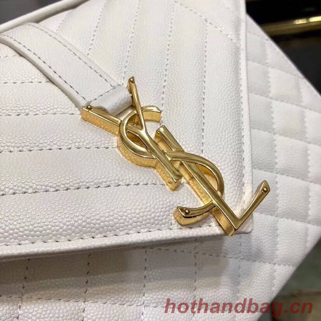 SAINT LAURENT Medium satchel 487206 white