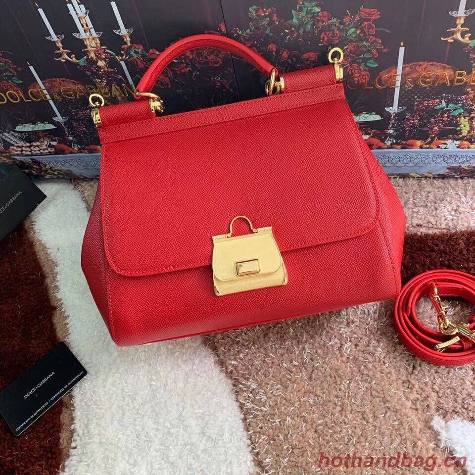 Dolce & Gabbana Origianl Leather Bag 4131 red