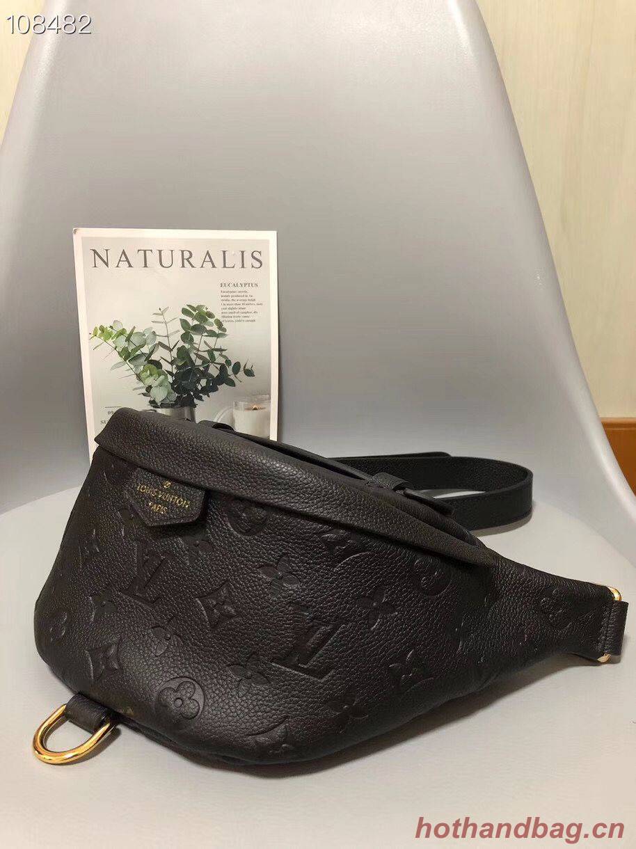 Louis Vuitton Monogram Canvas Original Leather Beltbag M55426 Black