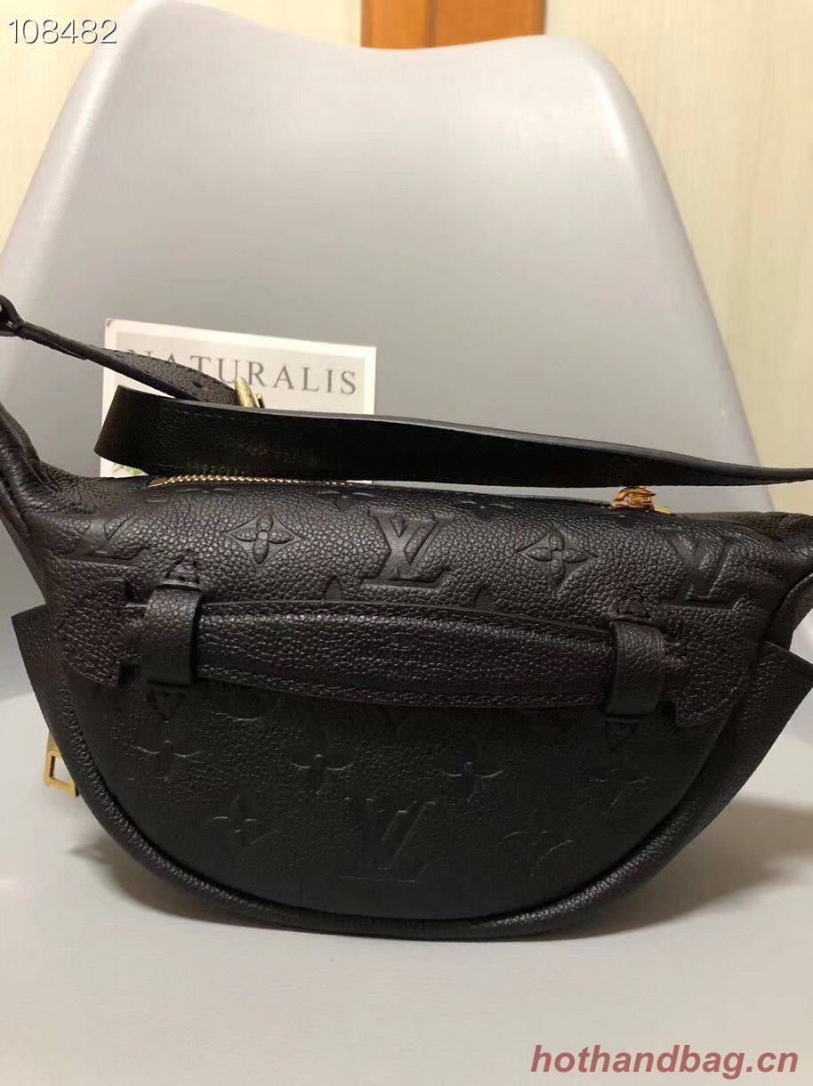 Louis Vuitton Monogram Canvas Original Leather Beltbag M55426 Black