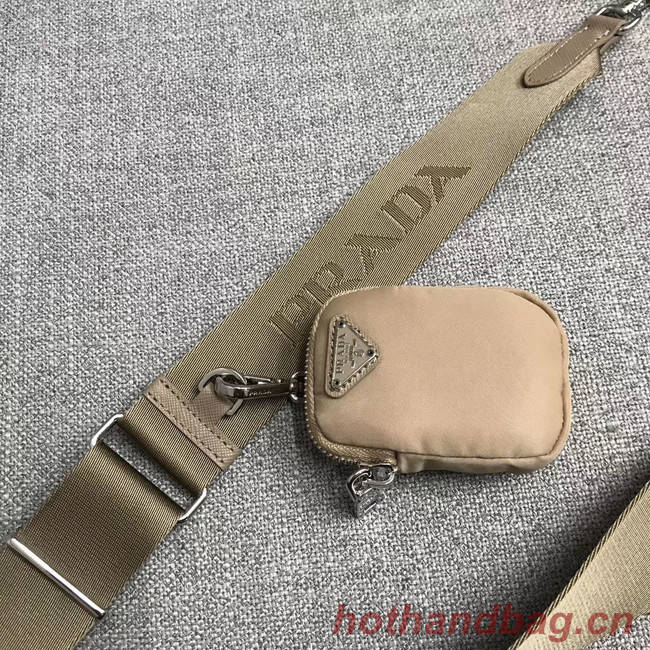 Prada Nylon Shoulder Bag 91277 apricot