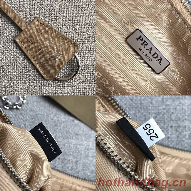 Prada Nylon Shoulder Bag 91277 apricot