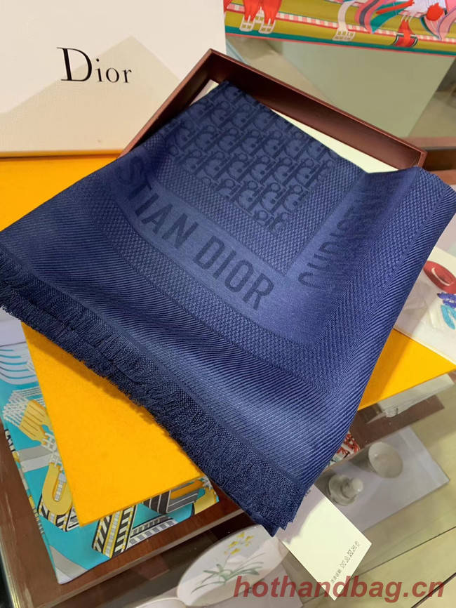 DIOR OBLIQUE CASHMERE C402 blue