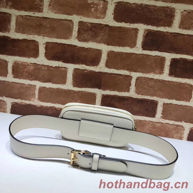 Gucci GG Original Leather belt bag 519308 white