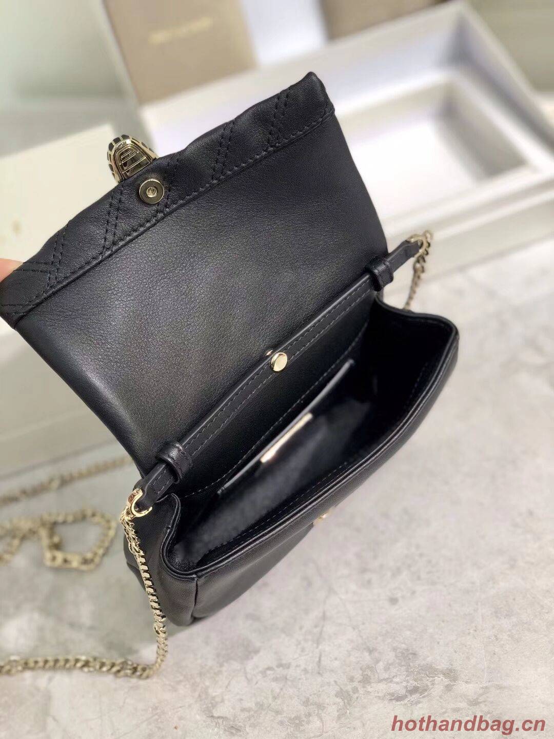 BVLGARI Shoulder Bag Calfskin Leather B288760 black