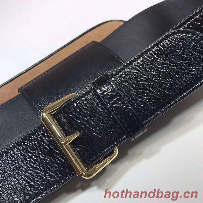 Gucci Nubuck leather belt bag 519308 brown&black