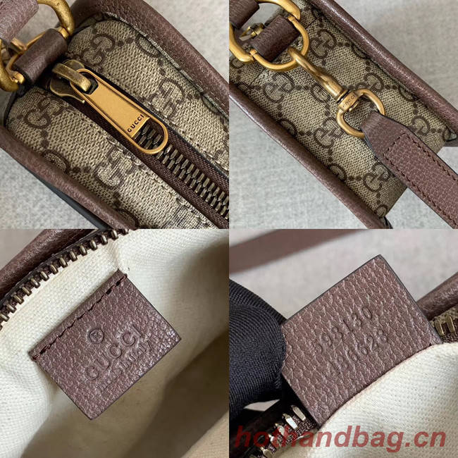 Gucci Ophidia small GG tote bag 598130 brown