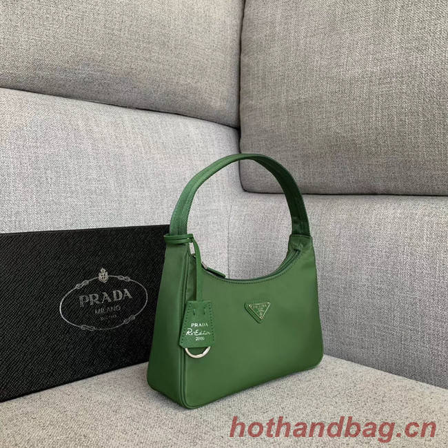 Prada Re-Edition nylon Tote bag 91204 green