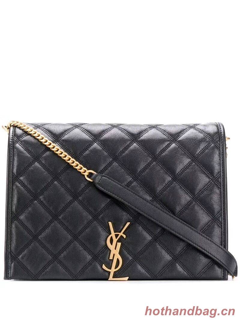 SAINT LAURENT leather shoulder bag Y579607 black