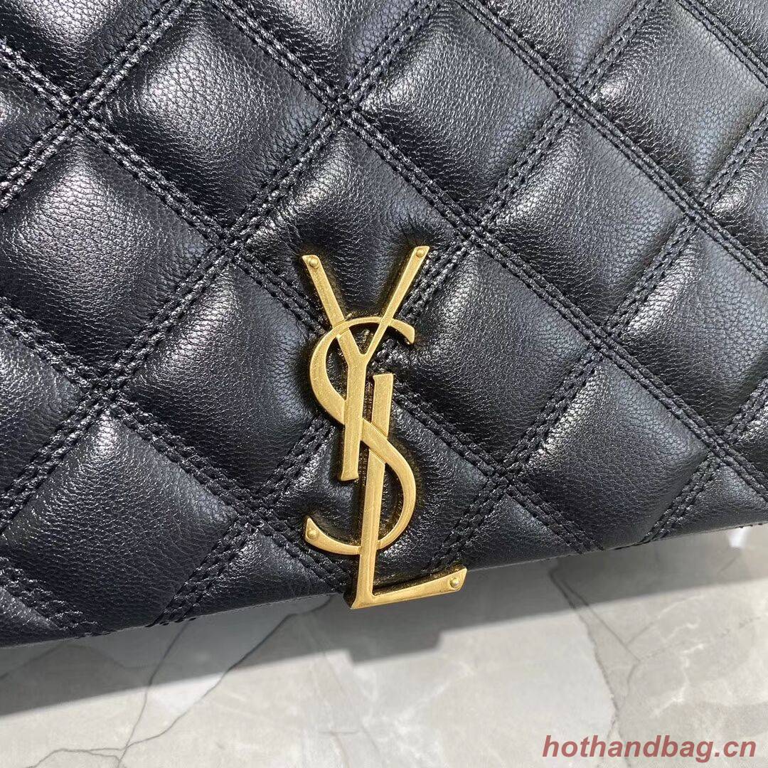 SAINT LAURENT leather shoulder bag Y579607 black