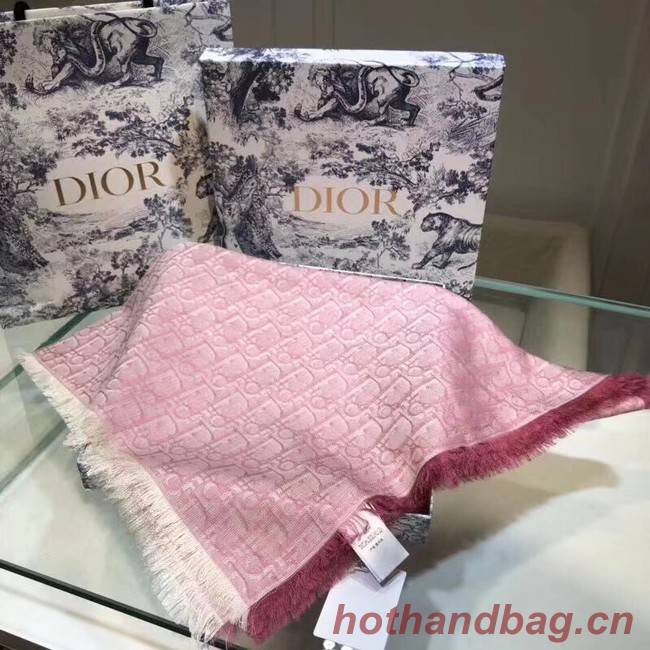 DIOR OBLIQUE STOLE IN WOOL AND CASHMERE C345