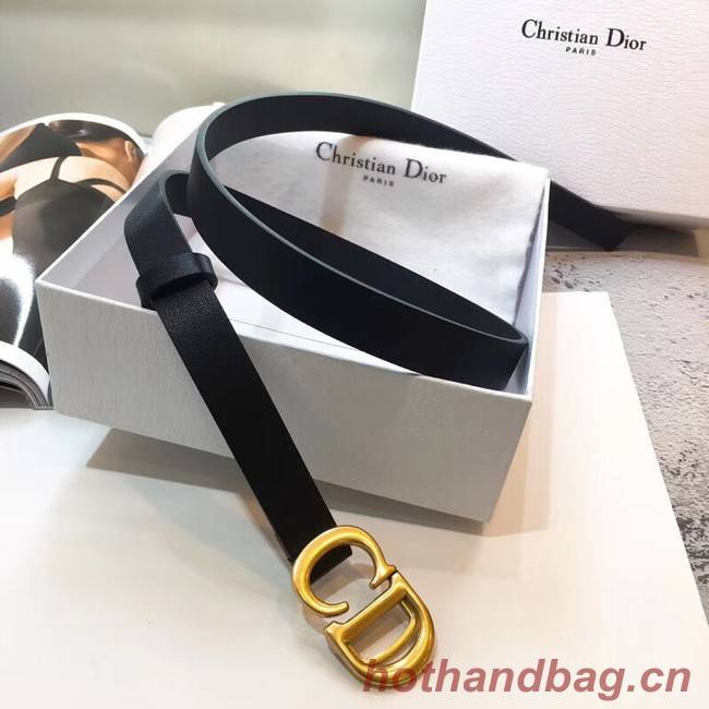 Dior Calf Leather Belt Wide with 20mm 5361 black