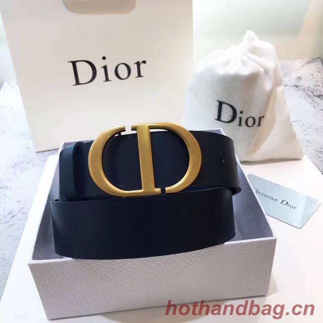 Dior Calf Leather Belt Wide with 40mm 5362