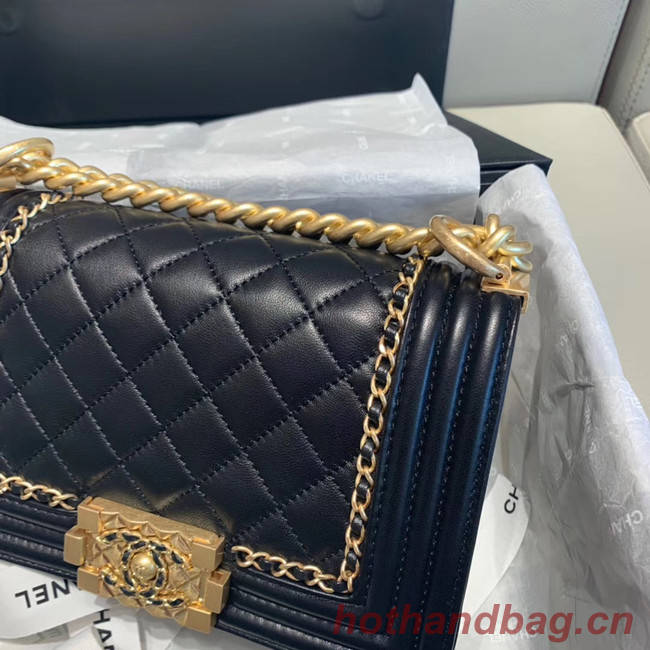 BOY CHANEL flap bag A67085 black