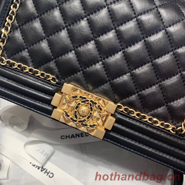 BOY CHANEL flap bag A67086 black