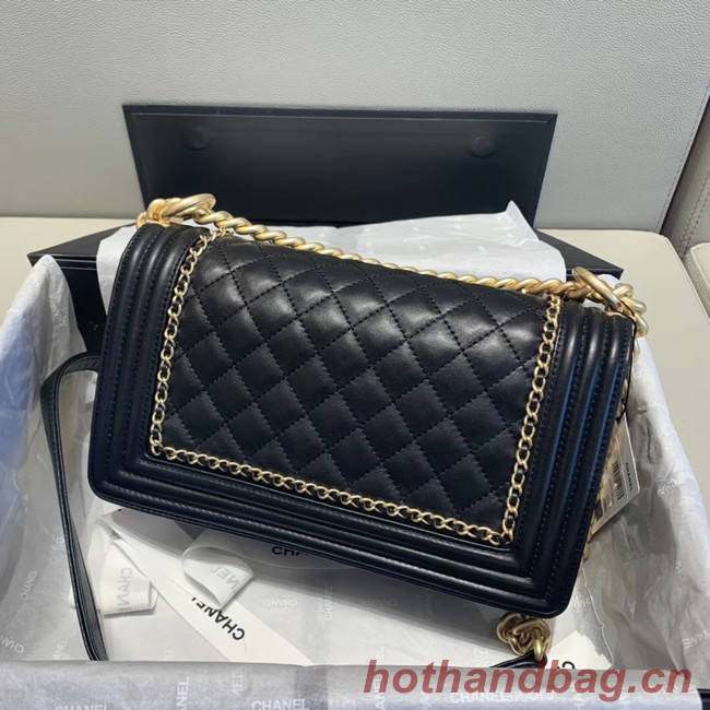 BOY CHANEL flap bag A67086 black