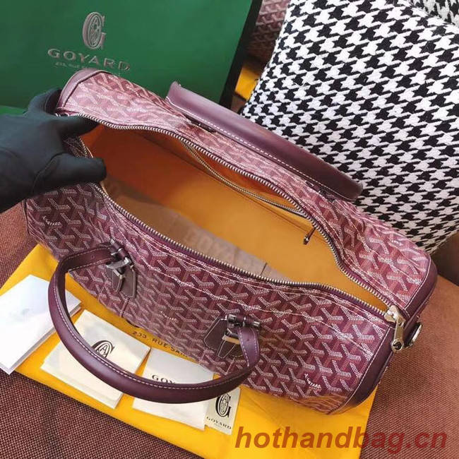 Goyard Canvas Travel bag 6958 Wine