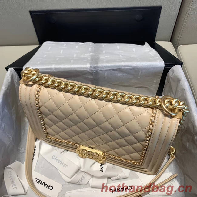 BOY CHANEL flap bag A67086 cream