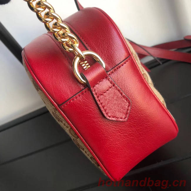 Gucci GG Marmont small shoulder bag 447632 red