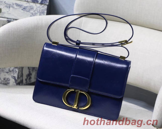 Dior 30 MONTAIGNE CALFSKIN BAG M9203 dark blue