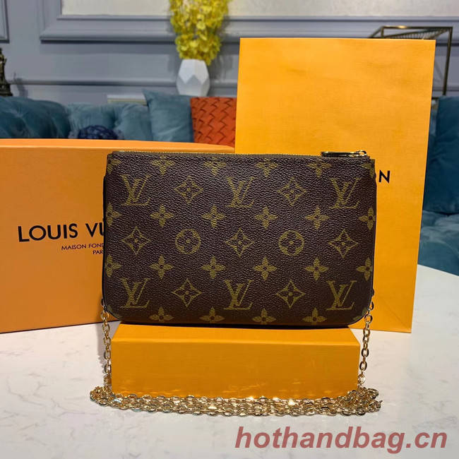 Louis Vuitton POCHETTE DOUBLE ZIP Chain bag M63905