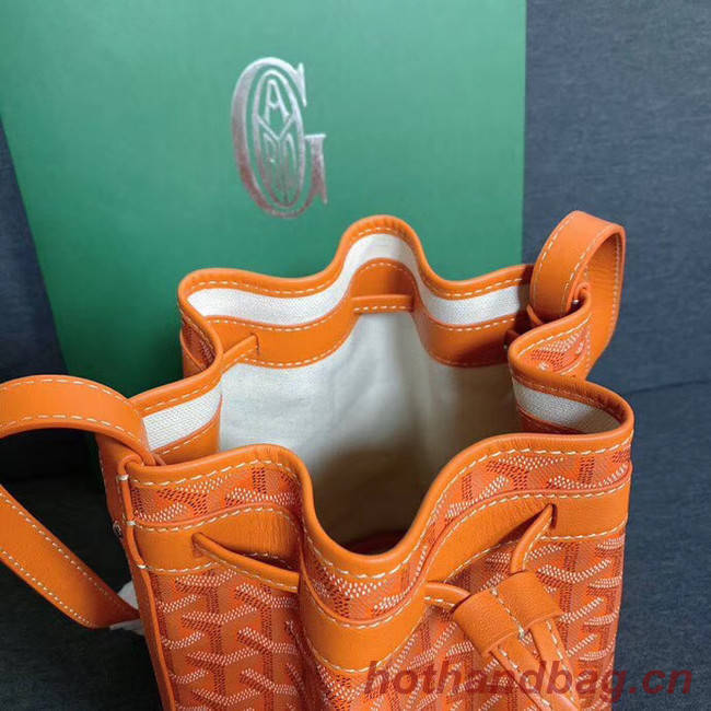 Goyard petit flot drawstring Bag G6959 orange