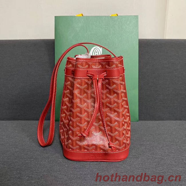 Goyard petit flot drawstring Bag G6959 red