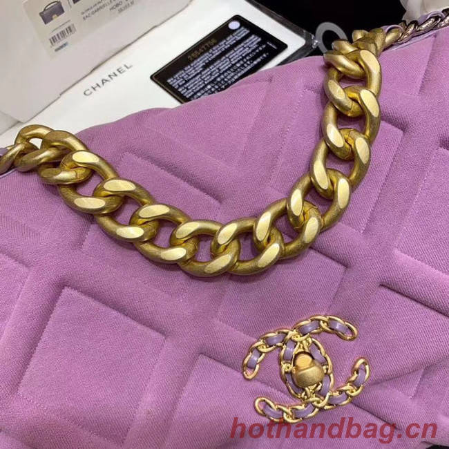 CHANEL 19 Flap Bag AS1161 Lavender