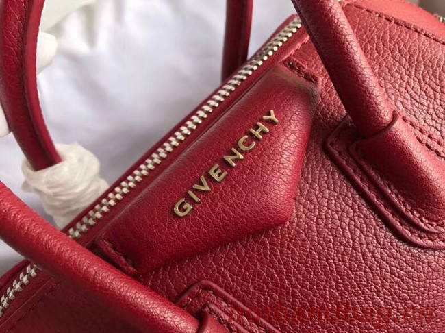 Givenchy Grained Calfskin Small Antigona Bag BB0511 Burgundy