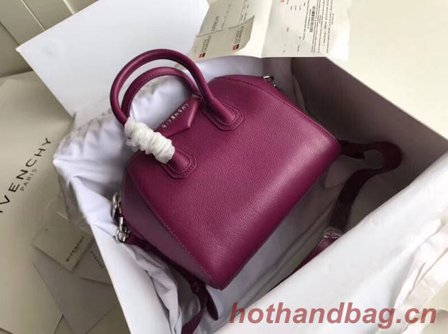 Givenchy Grained Calfskin Small Antigona Bag BB0511 purple