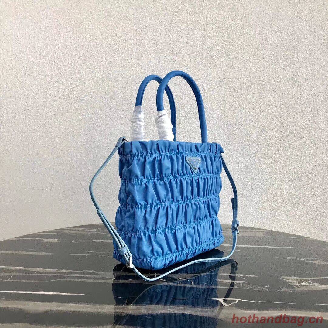 Prada Re-Edition nylon Tote bag 1BG321 light blue