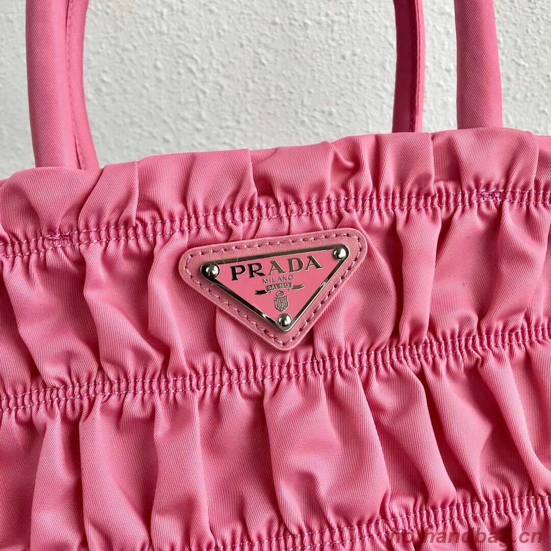 Prada Re-Edition nylon Tote bag 1BG321 pink