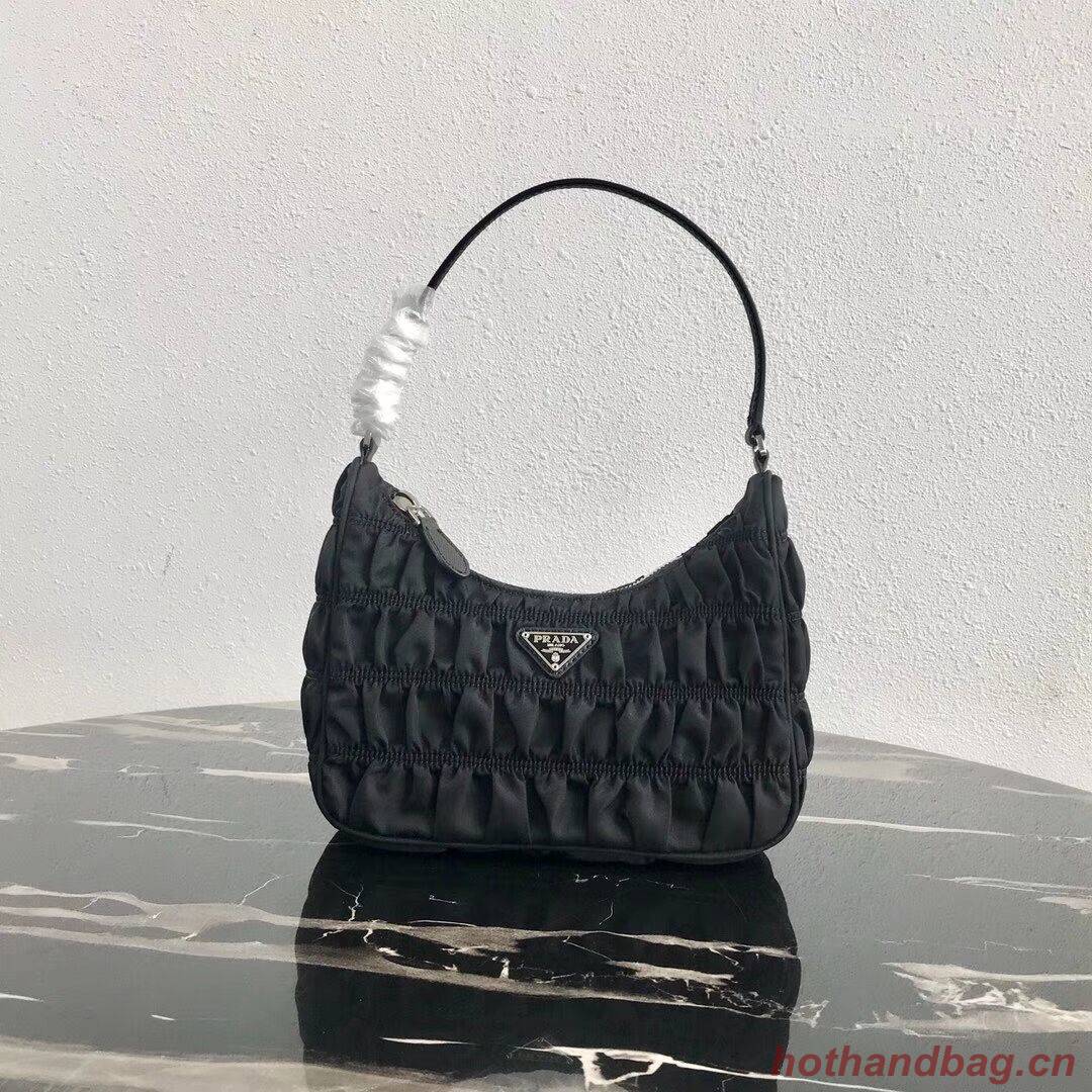 Prada Nylon and Saffiano leather mini bag 1NE204 black