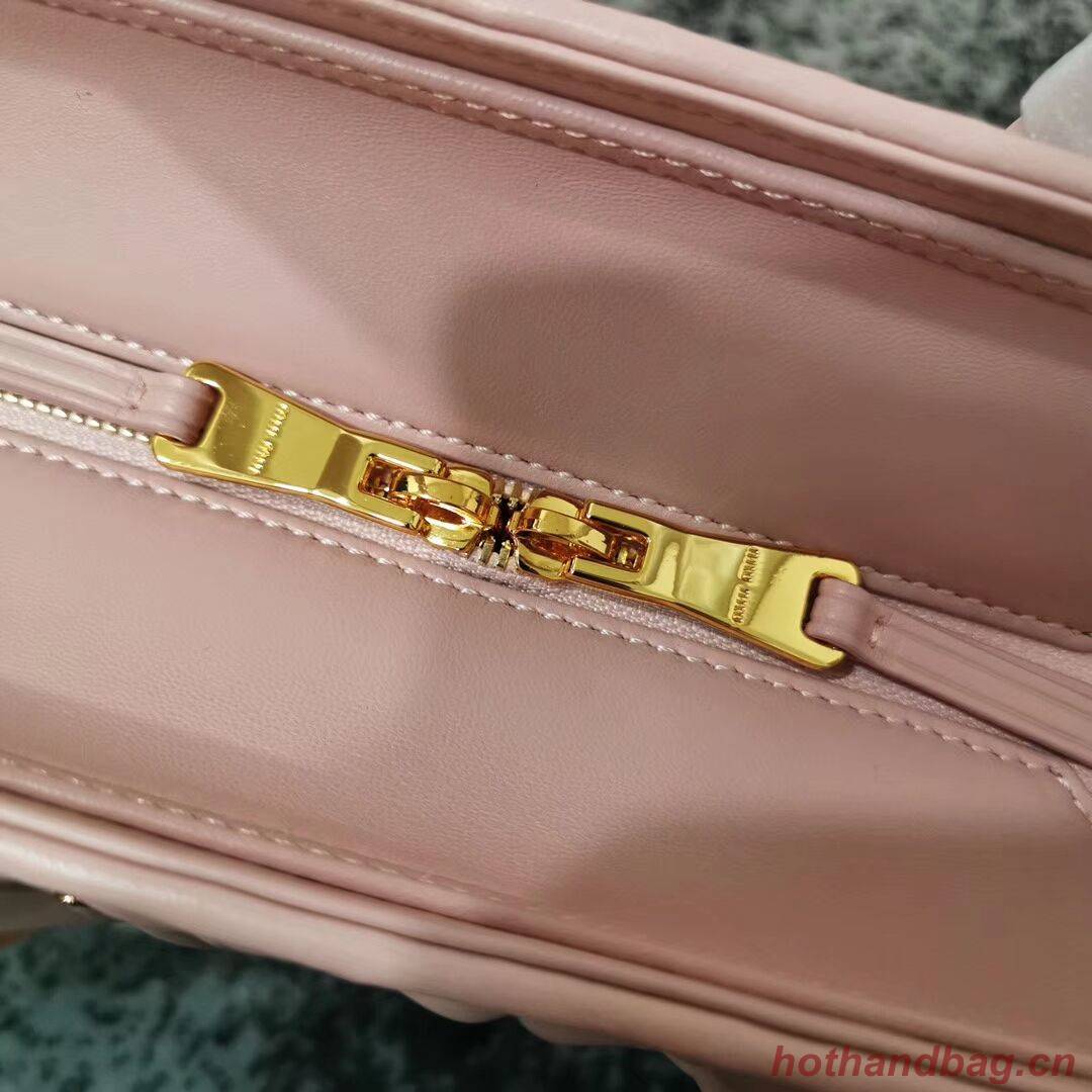 miu miu Matelasse Nappa Leather Top-handle Bag 5BG163 pink