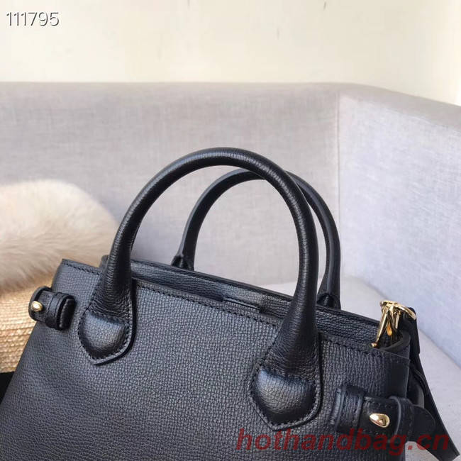 BurBerry Leather Tote Bag 7461 black