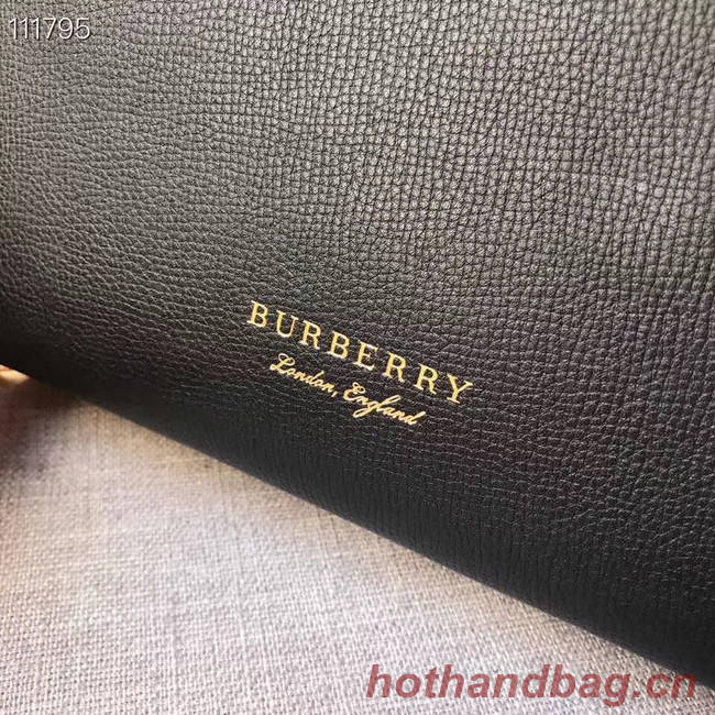 BurBerry Leather Tote Bag 7461 black