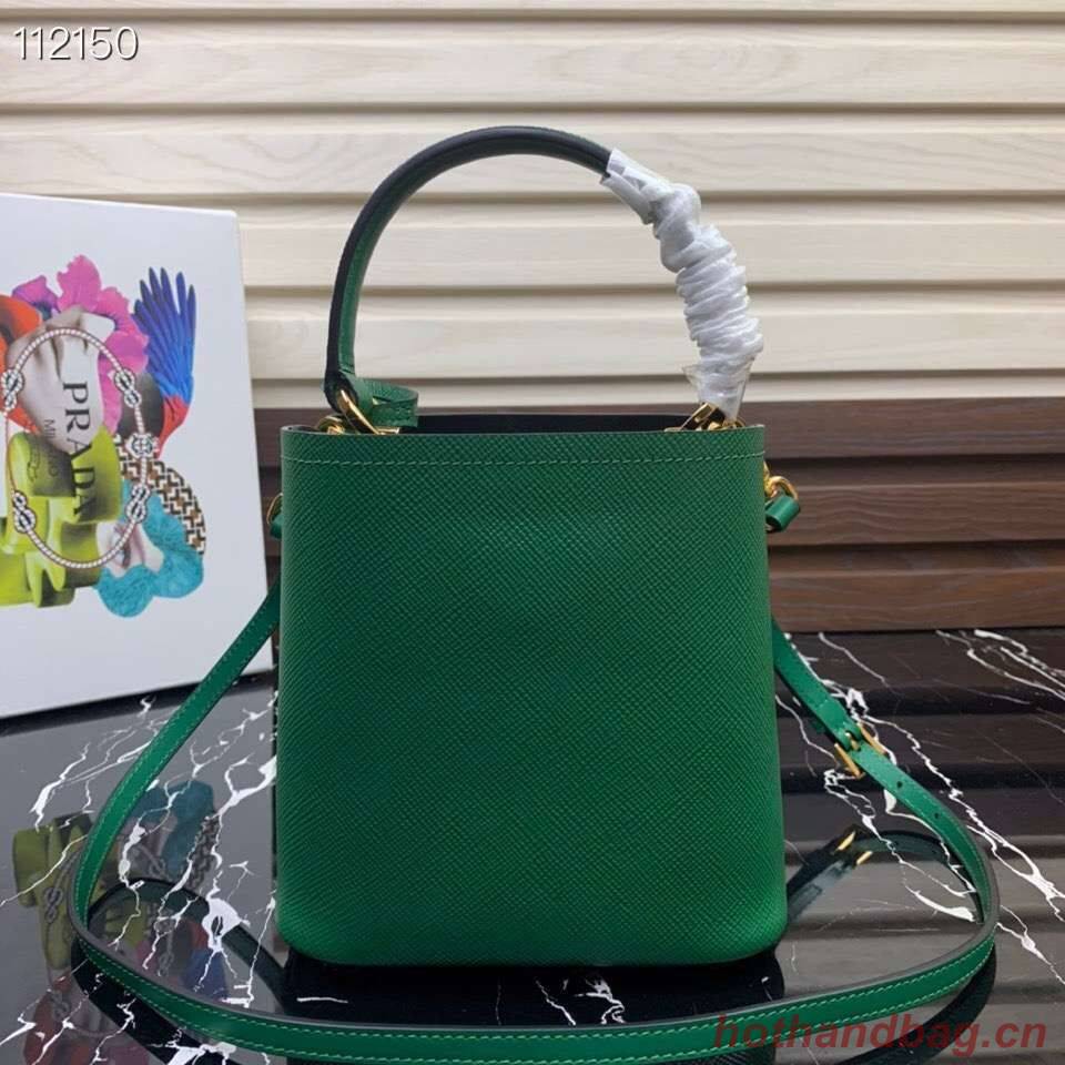 Prada Panier small Original Saffiano Bag 1BA217 Green