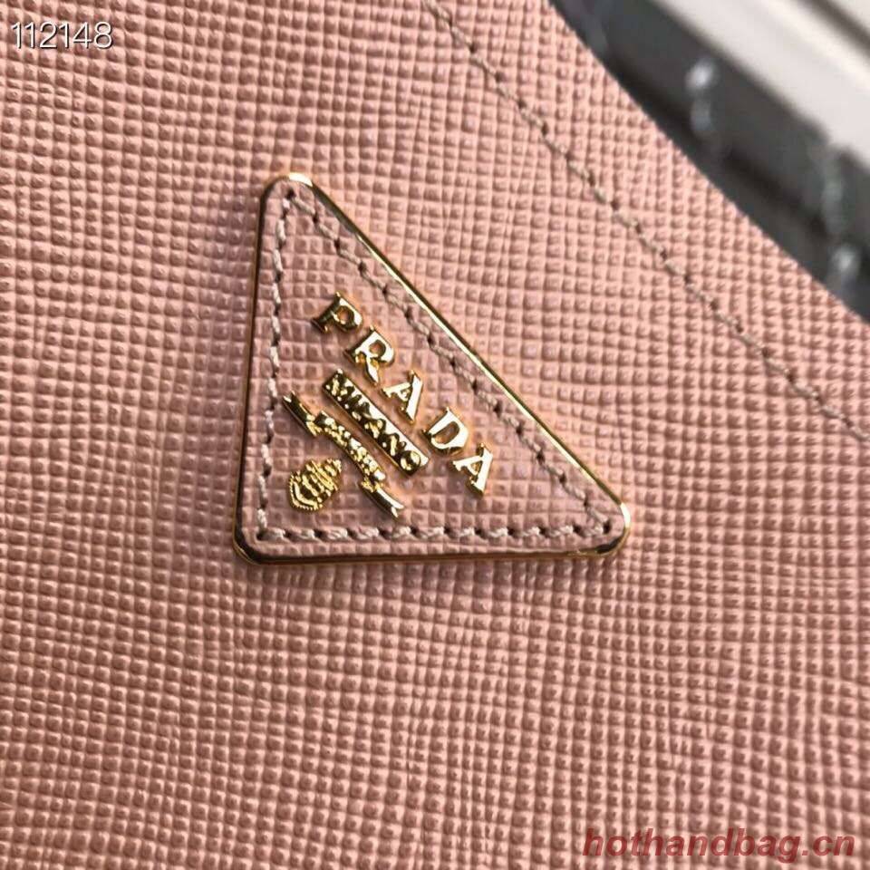 Prada Panier small Original Saffiano Bag 1BA217 Pink