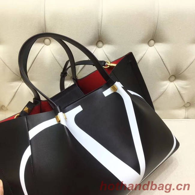 VALENTINO Origianl leather tote 9055 black