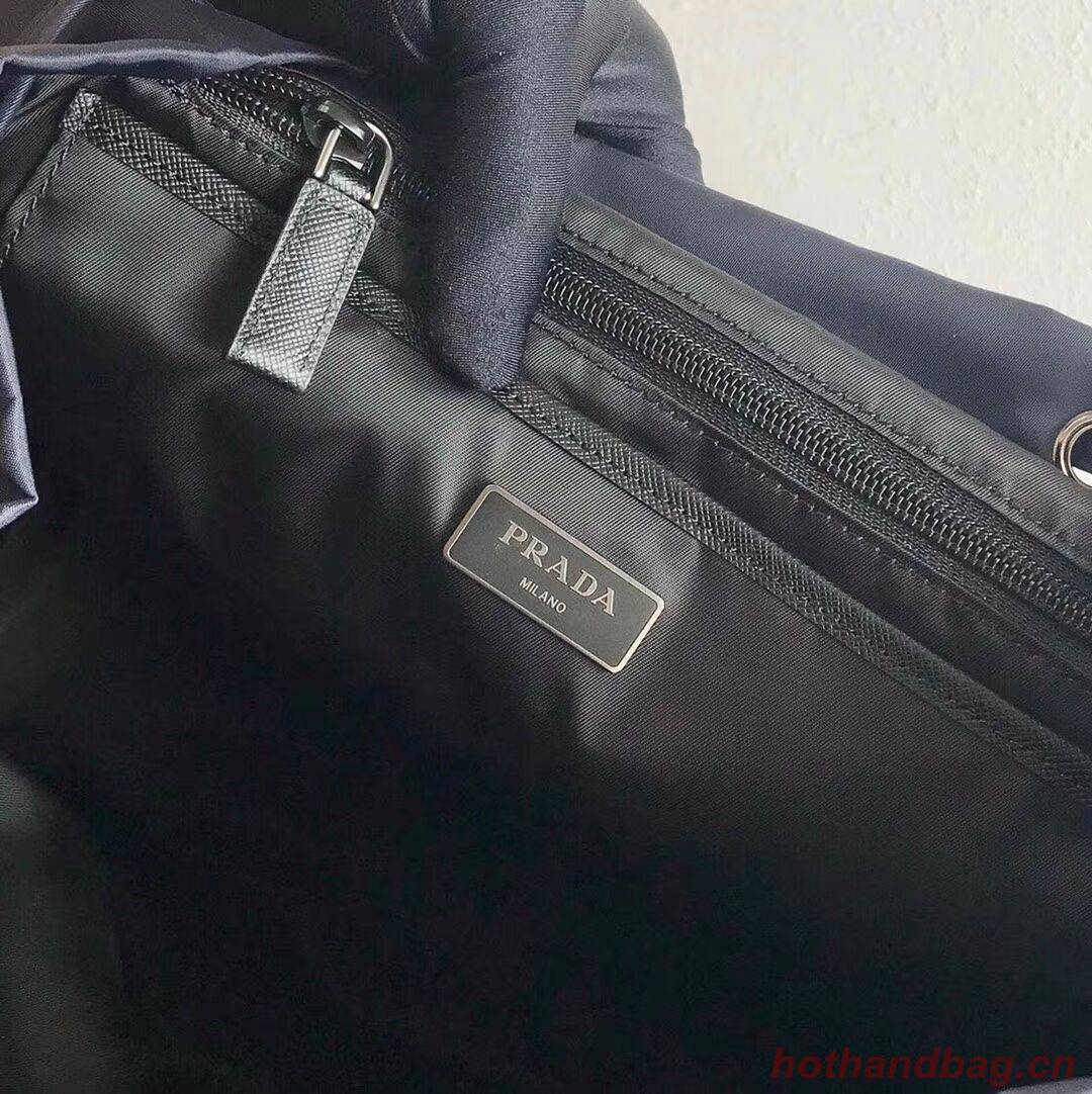 Prada Re-Nylon backpack 1BZ811 black&grey