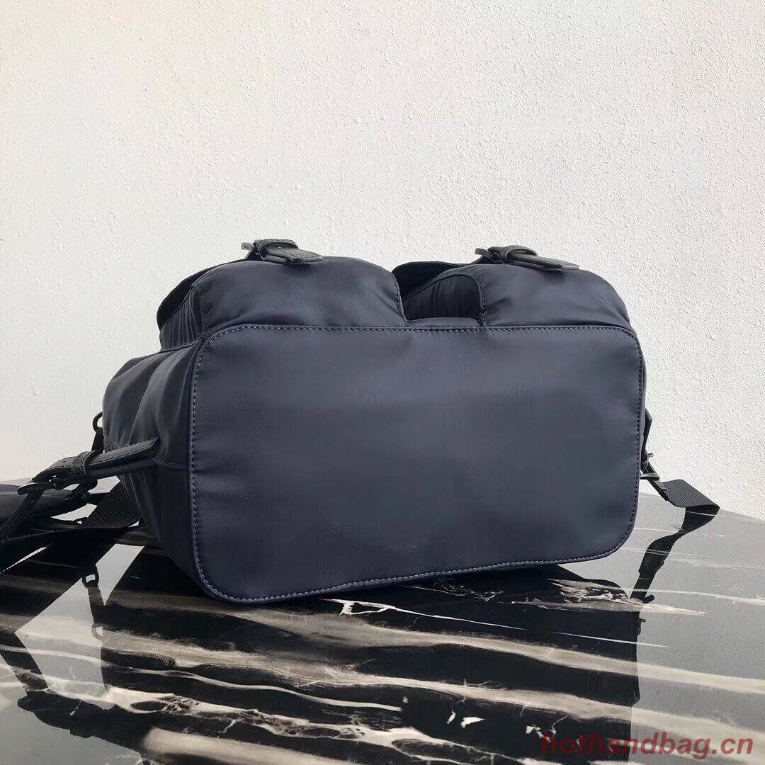 Prada Re-Nylon backpack 1BZ811 black&grey