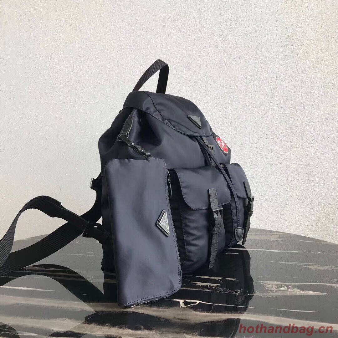 Prada Re-Nylon backpack 1BZ811 black&red