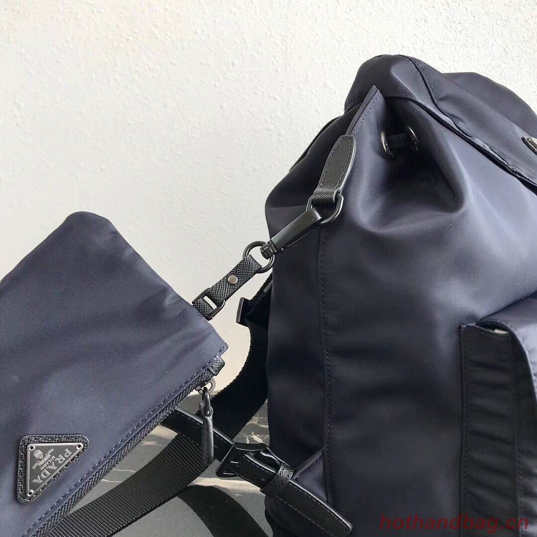 Prada Re-Nylon backpack 1BZ811 black&red