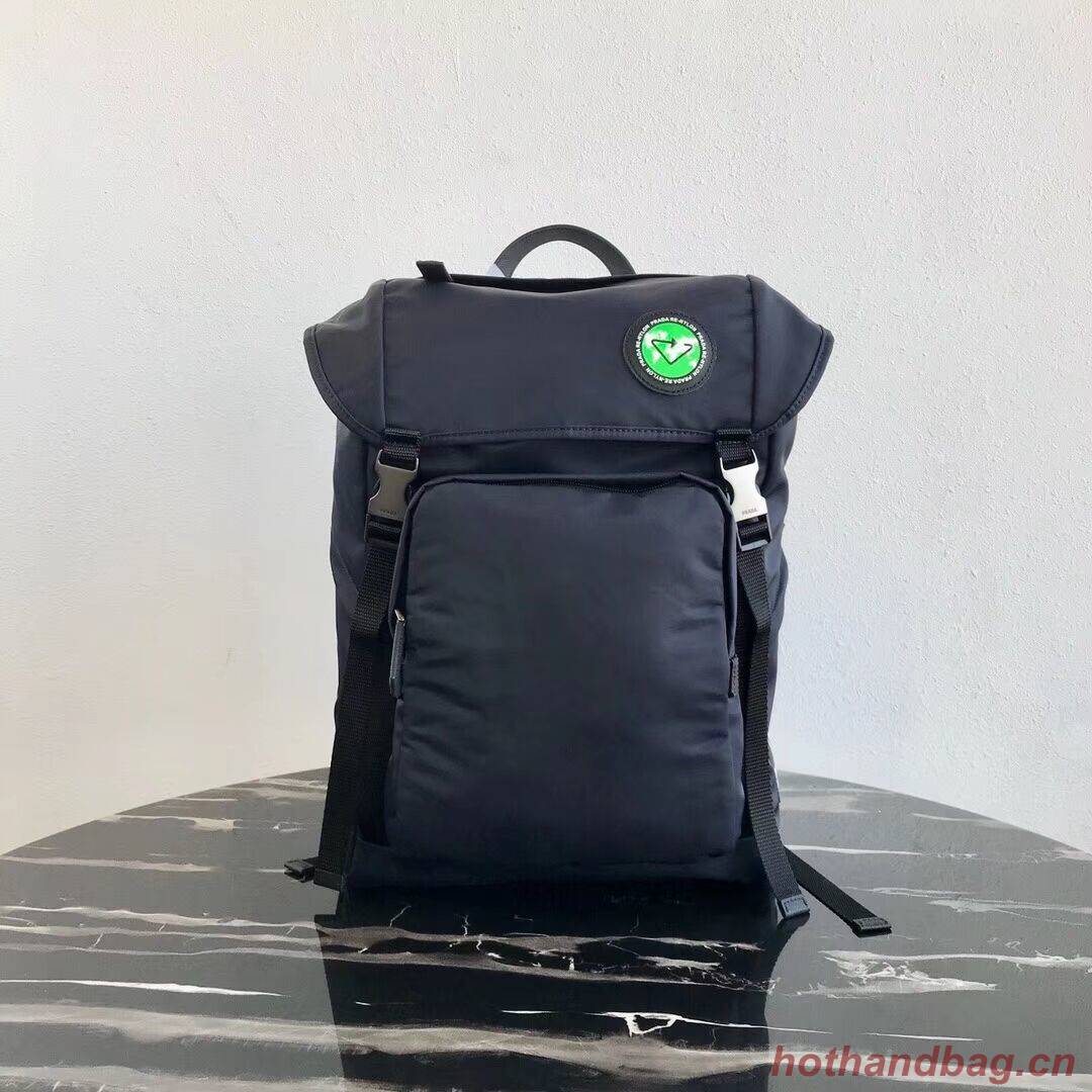 Prada Re-Nylon backpack 2VZ135 black&green