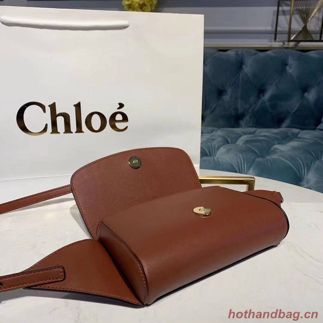 Chloe Original Leather Belt Bag 3S036 brown