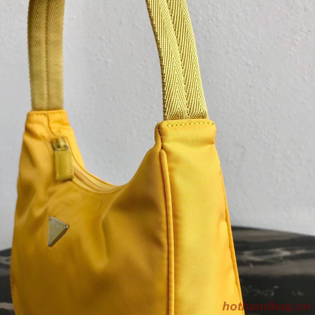 Prada Re-Edition nylon Tote bag MV519 yellow