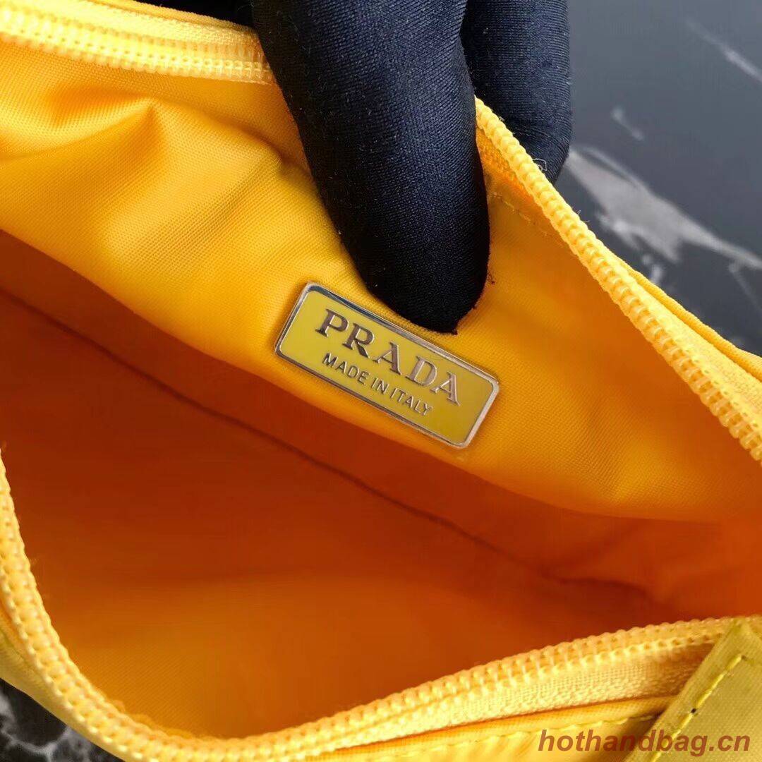 Prada Re-Edition nylon Tote bag MV519 yellow