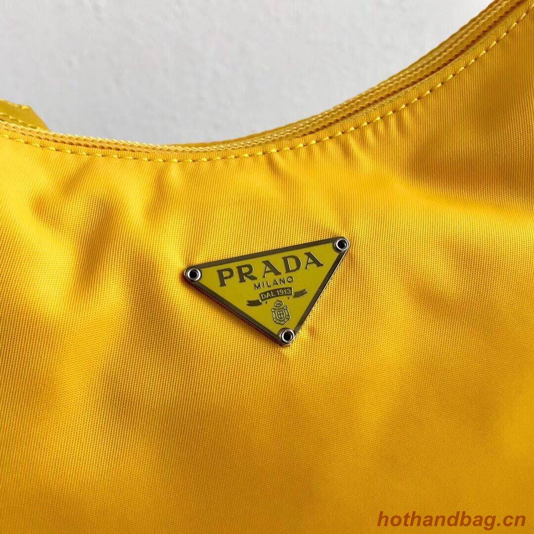 Prada Re-Edition nylon Tote bag MV519 yellow