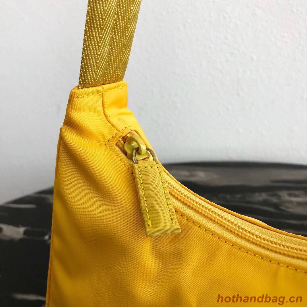 Prada Re-Edition nylon Tote bag MV519 yellow