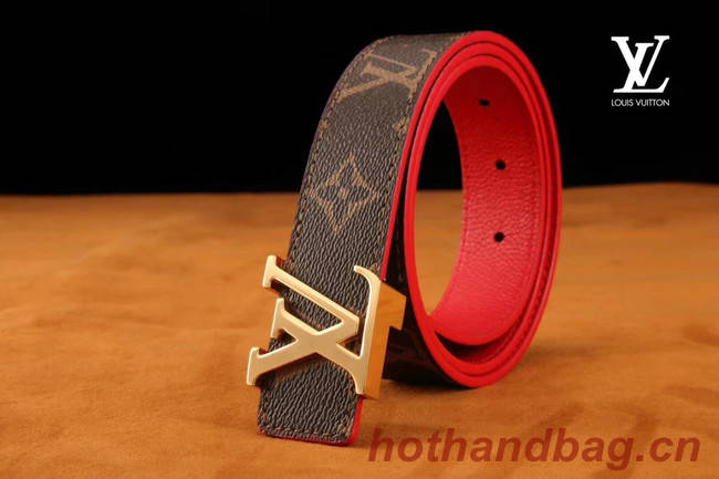 Louis Vuitton Leather Belt M0198W 30MM